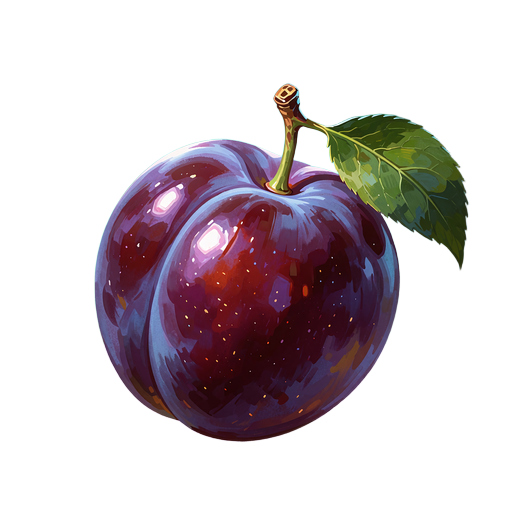 Blank violet blomme med blad - symbol for klassiske slots og retro-automater
