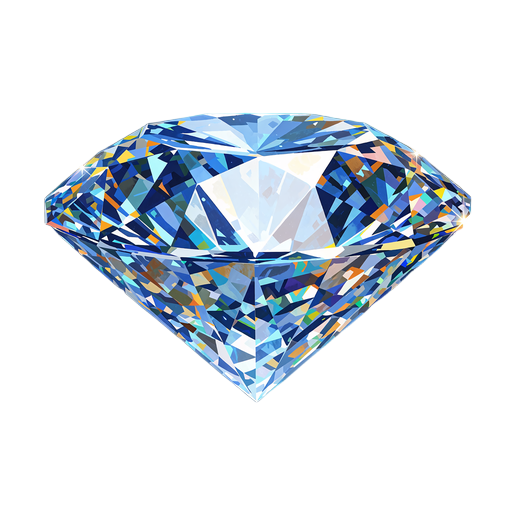 Funklende safirbl&aring; diamant - symbol for jackpot-slots i Wild Chance Casinos lobby